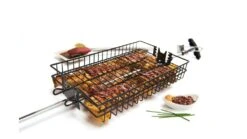 Grill Pro Deluxe Non-Stick Flat Spit Basket -Barbeque Series Shop 24785203 1000x563 1
