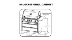 Napoleon Oasis 200 - LEX605 - Island Gas BBQ -Barbeque Series Shop 60520grill20cabinet 1000x563 1