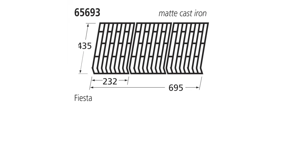 65693 BBQ Grill - Fiesta 3 65693 BBQ Grill - Fiesta
