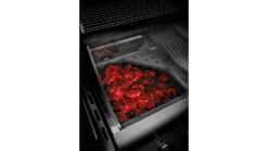 Napoleon Charcoal Smoker Tray - 67732 -Barbeque Series Shop 67731 smoker charocal tray in use napoleon grills 1000x563 1