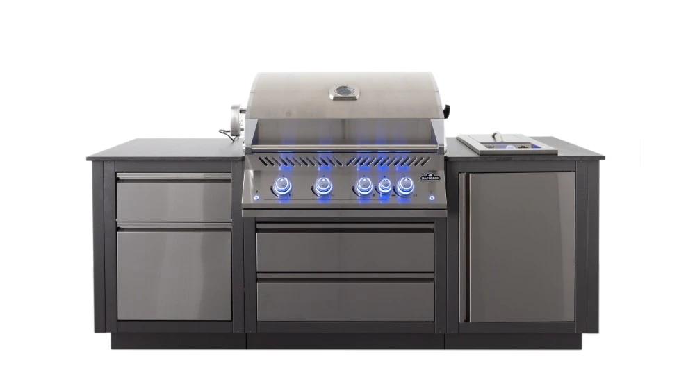 Napoleon Oasis Compact 105 Outdoor Kitchen - Free Cover & Rotisserie 3 Napoleon Oasis Compact 105 Outdoor Kitchen - Free Cover & Rotisserie