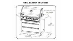 Napoleon Oasis 300 - PRO665 - Island Gas BBQ - Free Rotisserie And Cover -Barbeque Series Shop IM UGC66520grill20cabinet 1000x563 1