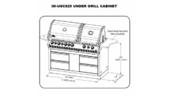 Napoleon Oasis 400 - PRO825 - Island Gas BBQ - Free Rotisserie -Barbeque Series Shop IM UGC8252082520UNDER20GRILL20CABINET 1000x563 1