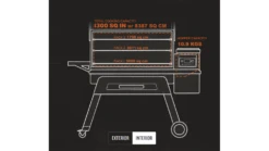 Traeger - Timberline D2 1300 Pellet BBQ - Free Cover -Barbeque Series Shop Interior20Dimensions 1000x563 1