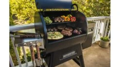 Traeger - Ironwood D2 650 Pellet BBQ - Free Cover And Front Folding Shelf 19 Traeger - Ironwood D2 650 Pellet BBQ - Free Cover And Front Folding Shelf -Barbeque Series Shop Irnwd20650 food close 1000x563 1