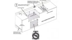 Napoleon BILEX485RBPSS-1-CE Built In Gas BBQ -Barbeque Series Shop LEX48520Built20in20install20dimensions 1000x563 1
