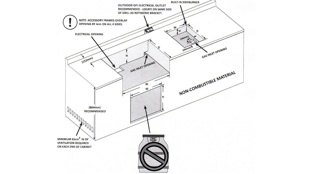 Napoleon BILEX605RBIPSS-CE Built In Gas BBQ 5 Napoleon BILEX605RBIPSS-CE Built In Gas BBQ - Image 3