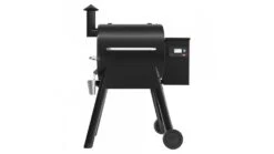 Traeger - Pro D2 575 Pellet BBQ - Free Cover & Folding Front Shelf -Barbeque Series Shop P57520Blck Front 1000x563 1