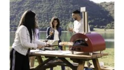 Alfa Forni Moderno Portable Pizza Oven - Antique Red -Barbeque Series Shop PORTABLE20GAS20ANTIQUE20RED20 20Lifestyle201 1000x563 1