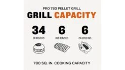 Traeger - Pro D2 780 Pellet BBQ - Free Cover & Folding Front Shelf -Barbeque Series Shop Pro20780 1000x563 1