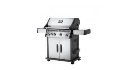 Napoleon Rogue RXT525SIBPSS-1-GB Gas BBQ - Free Cover & Accessories -Barbeque Series Shop Rogue R525SIB Prod Ang SS LidClsd ShlfUp DrsClsd SBClsd 1000x563 1