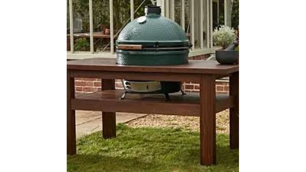 Big Green Egg XL Premium Royal Mahogany Table Bundle 3 Big Green Egg XL Premium Royal Mahogany Table Bundle - Image 2