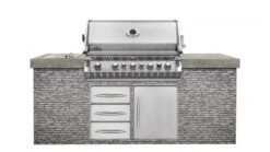 Napoleon Prestige BIPRO665RBPSS-3-GB Built In Gas BBQ - Free Rotisserie And Cover -Barbeque Series Shop bipro665 island napoleon grills 1000x563 1