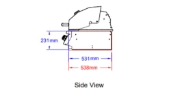 Bull Angus Built In LPG Gas BBQ 10 Bull Angus Built In LPG Gas BBQ -Barbeque Series Shop bull angus side view 1000x563 1