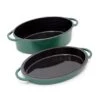 Big Green Egg Enamelled Cast Iron Dutch Oven 5.2L 2 Big Green Egg Enamelled Cast Iron Dutch Oven 5.2L -Barbeque Series Shop enameled dutch oven oval open 2 1000x563 1