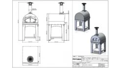 Fontana - Margherita Gas Pizza Oven With Trolley - Stainless Steel -Barbeque Series Shop margherita20trolley20in20stainless20steel201 1000x563 1