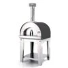 Fontana - Margherita Wood Pizza Oven With Trolley - Anthracite -Barbeque Series Shop margherita20trolley20wood20anthracite202 1000x563 1