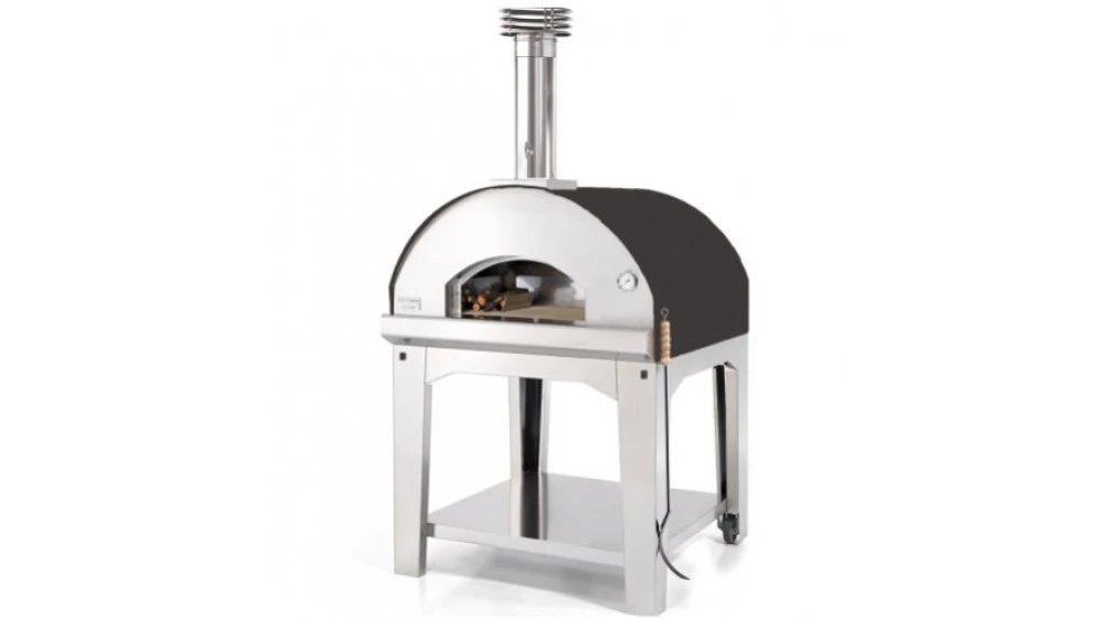 Fontana - Marinara Wood Pizza Oven With Trolley - Anthracite 3 Fontana - Marinara Wood Pizza Oven With Trolley - Anthracite