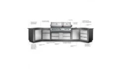 Napoleon Oasis 400 - PRO825 - Island Gas BBQ - Free Rotisserie -Barbeque Series Shop oasis example img 1000x563 1