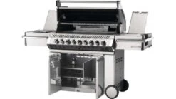 Napoleon Prestige PRO665RSIBNSS-3-GB Natural Gas BBQ - Free Rotisserie And Cover -Barbeque Series Shop pro 665 angled open 1000x563 1