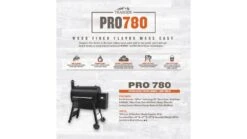 Traeger - Pro D2 780 Pellet BBQ - Free Cover & Folding Front Shelf -Barbeque Series Shop pro780 capture 1000x563 1