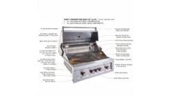 Sunstone Ruby Series 4 Burner Built In Gas BBQ -Barbeque Series Shop ruby4bir 2 1000x563 1